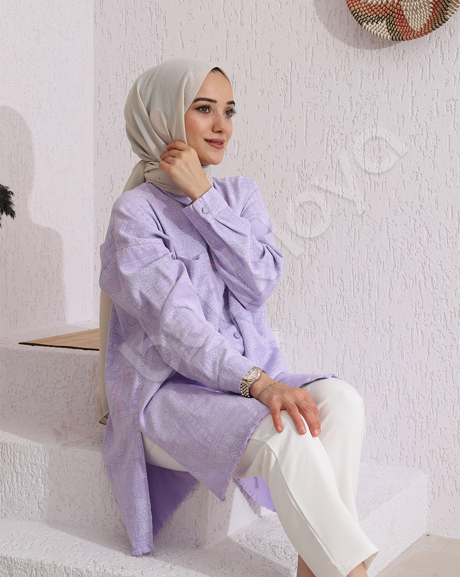 Çıt Çıt Düğme Detaylı Gömlek