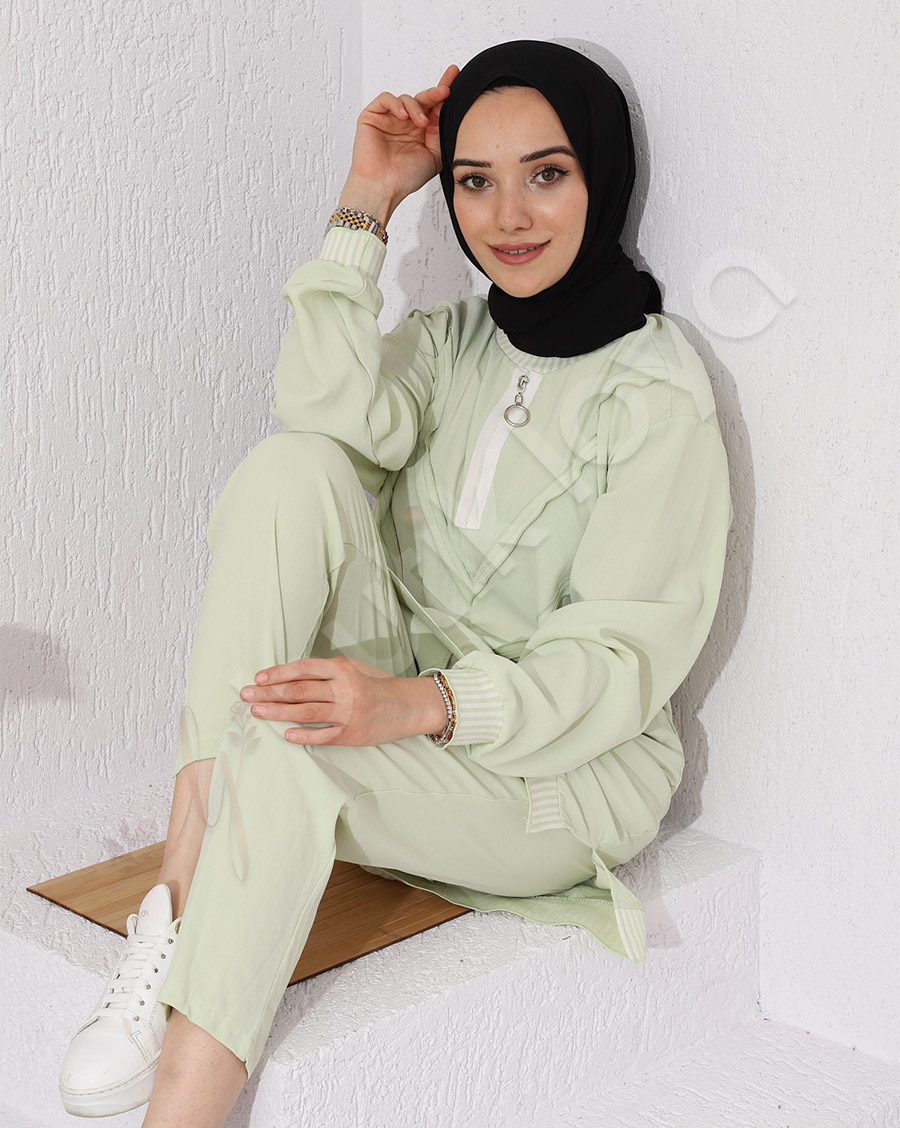 Fermuar Detaylı Takım