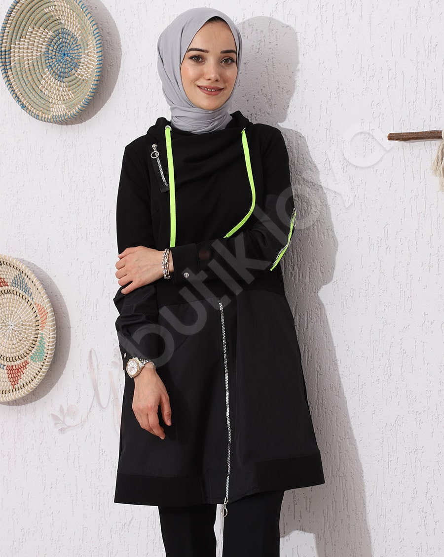 Fermuar Detaylı Tunik