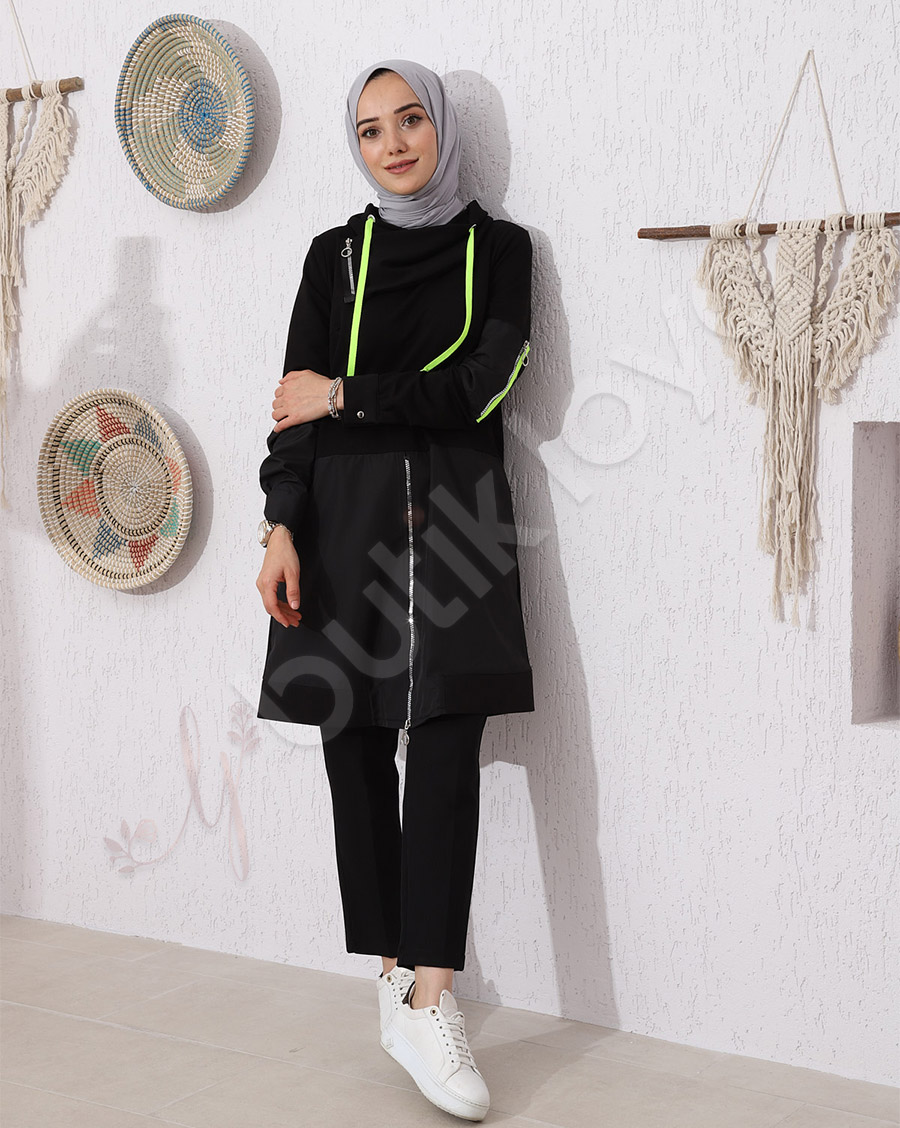 Fermuar Detaylı Tunik