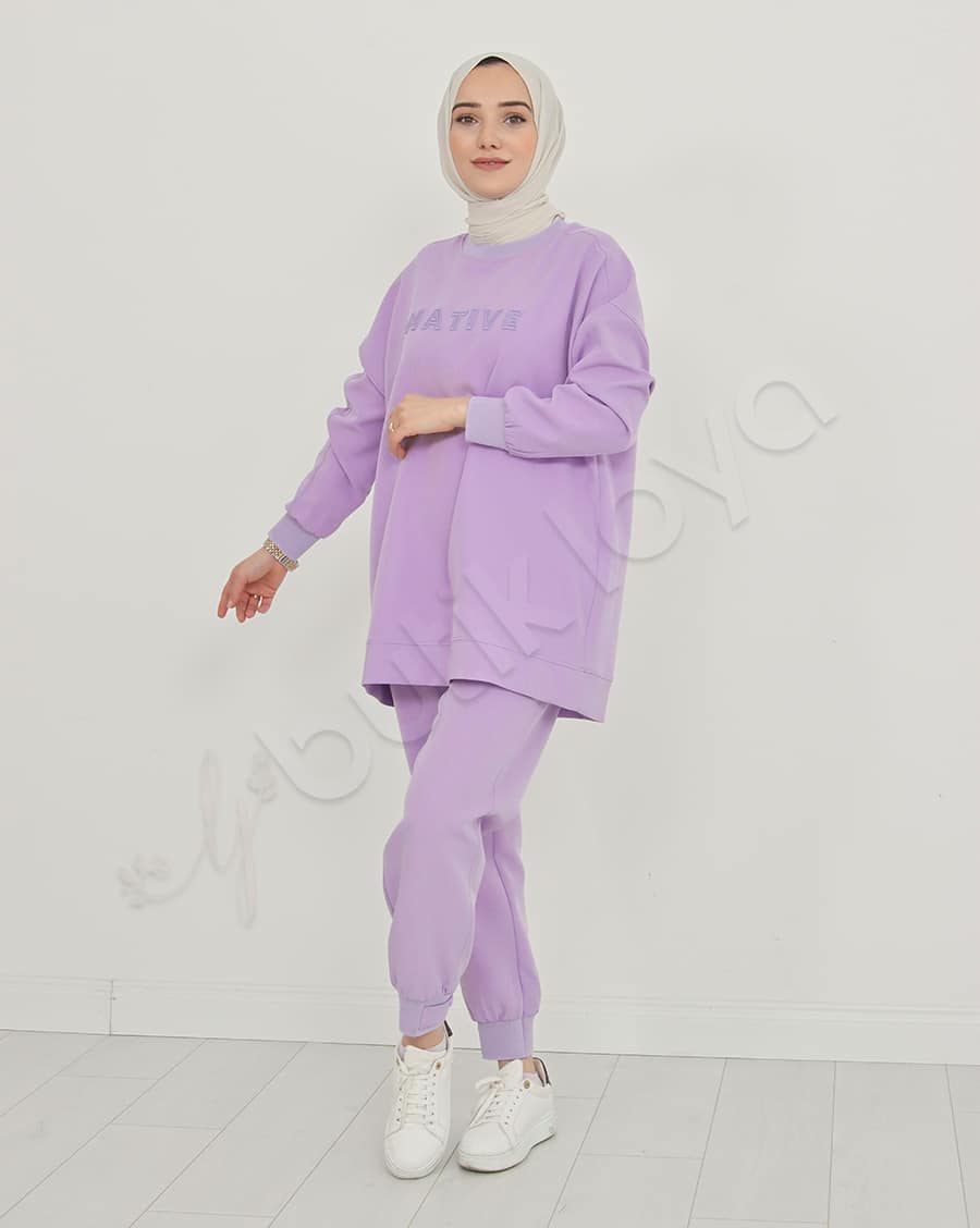 Kapüşonsuz Native Baskılı Spor Takım