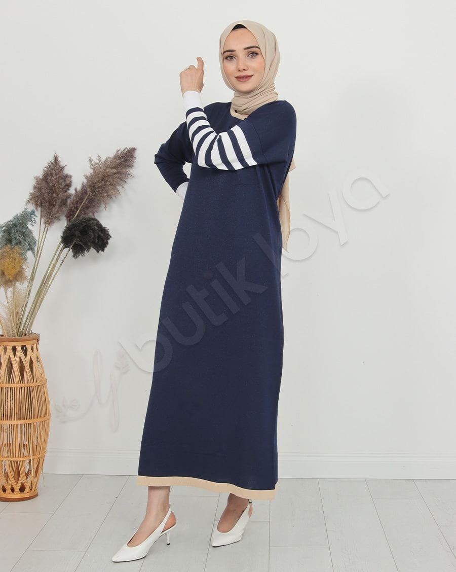 Mini Cepli Triko Elbise