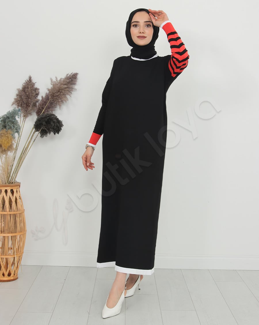 Mini Cepli Triko Elbise