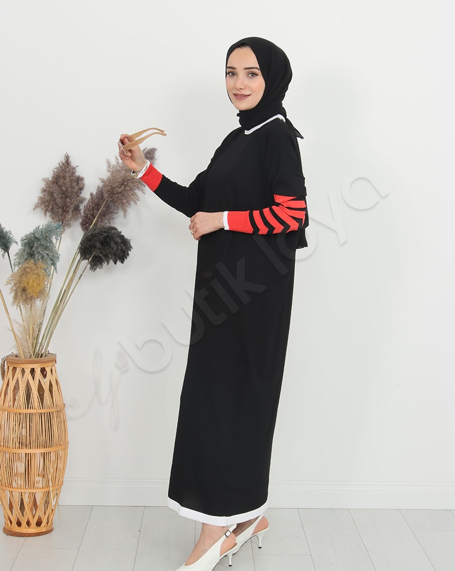 Mini Cepli Triko Elbise