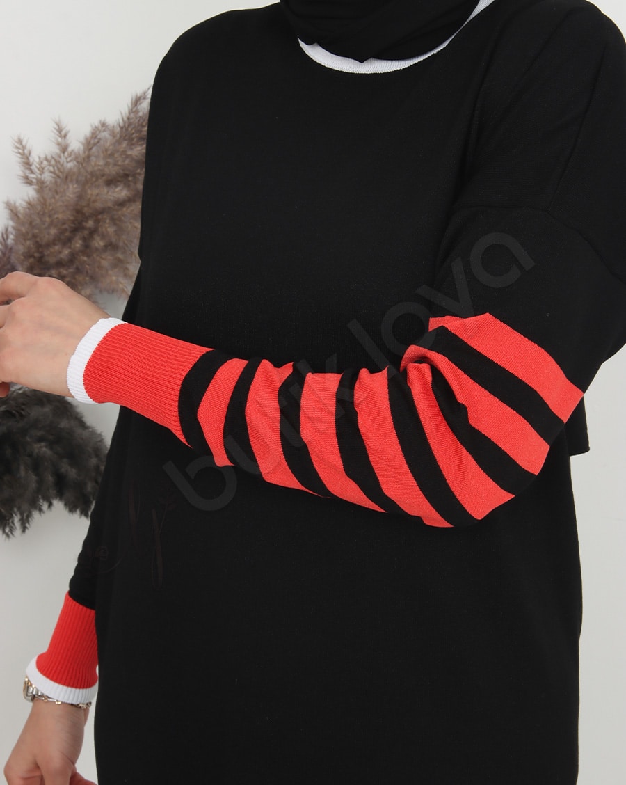 Mini Cepli Triko Elbise