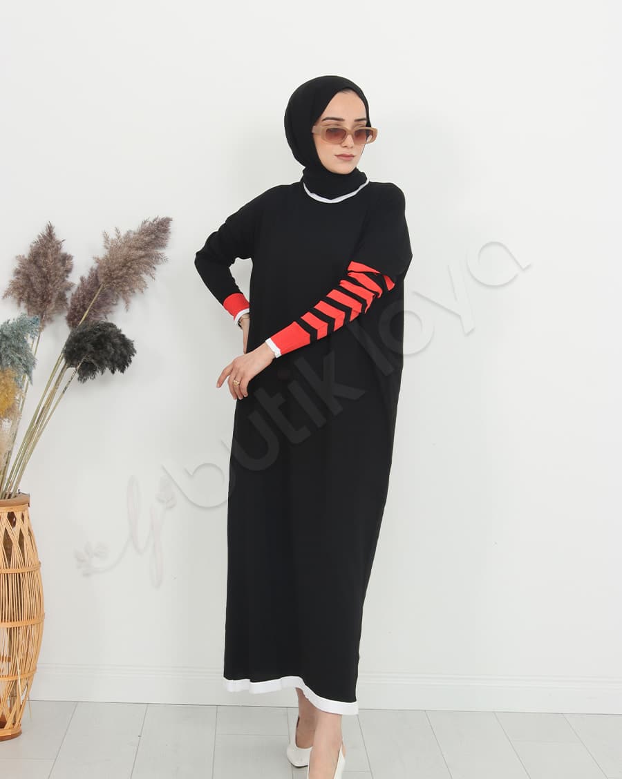 Mini Cepli Triko Elbise