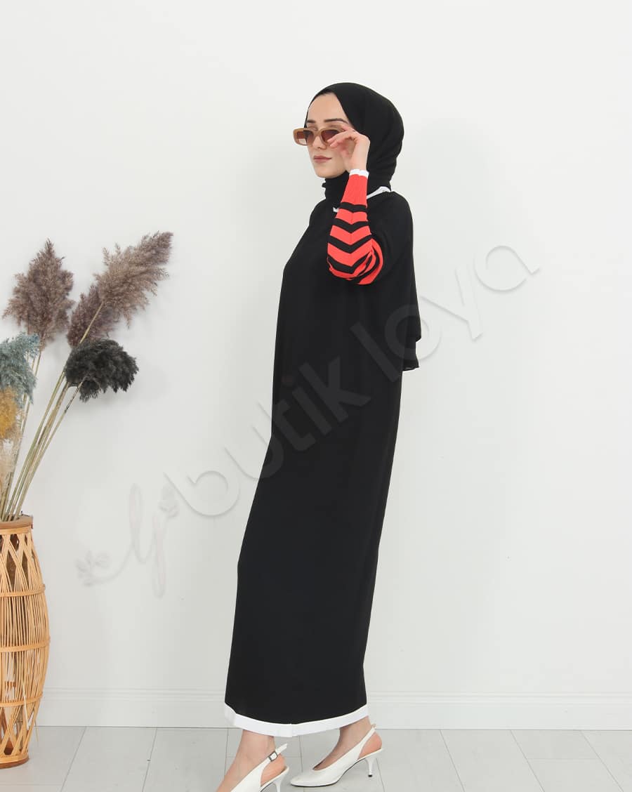 Mini Cepli Triko Elbise