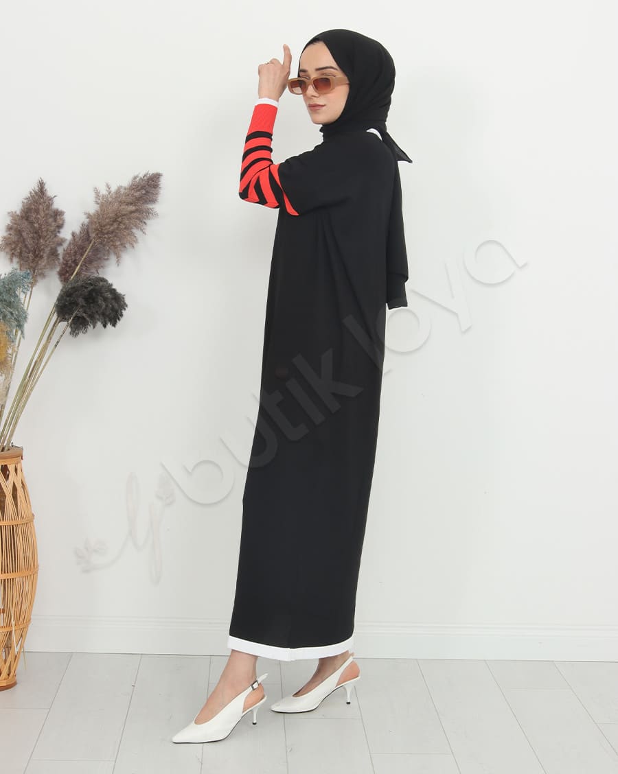 Mini Cepli Triko Elbise