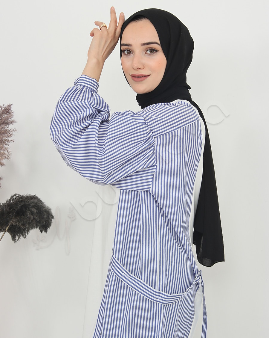 Yarı Gömlek Detaylı Sweat