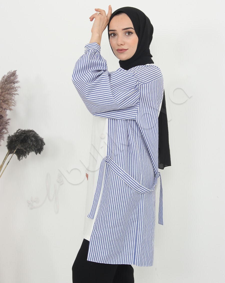 Yarı Gömlek Detaylı Sweat